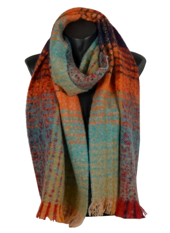 Echarpe mohair Margarita orange