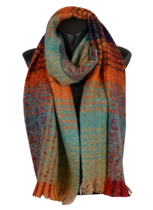Echarpe mohair Margarita orange