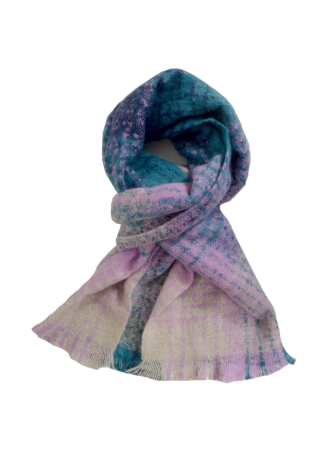 Echarpe mohair Margarita mauve