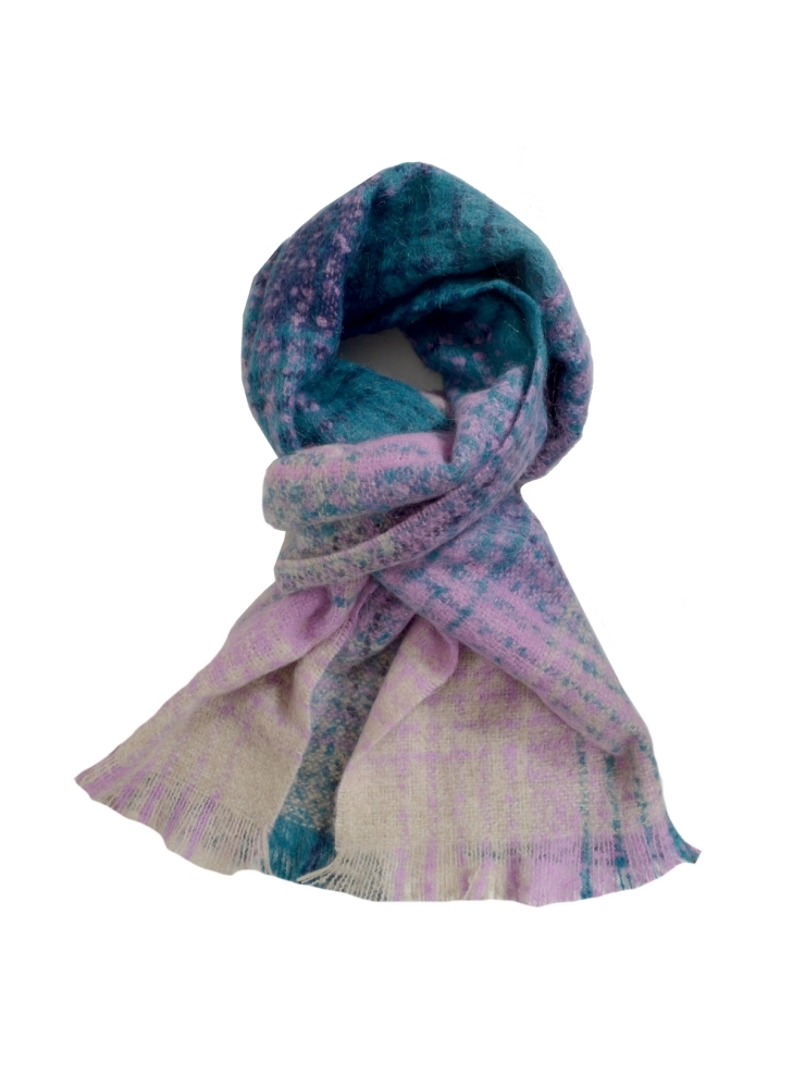 Echarpe mohair Margarita mauve