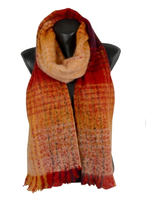 Echarpe mohair Margarita rouge