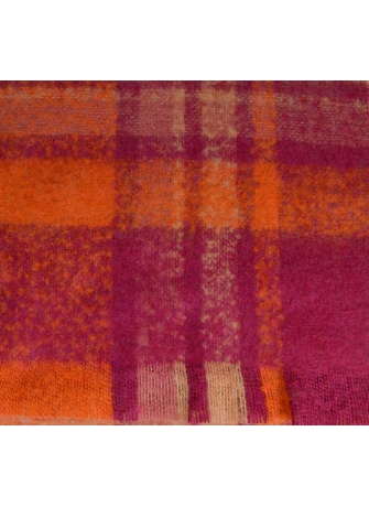 Echarpe mohair Musc rose