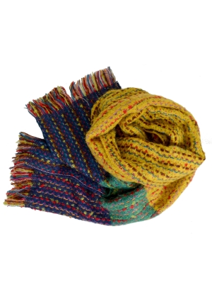 Echarpe mohair Néon jaune
