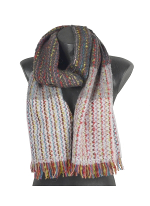 Echarpe mohair Néon noire
