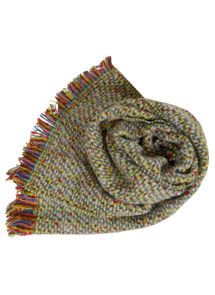 Echarpe mohair Naja verte