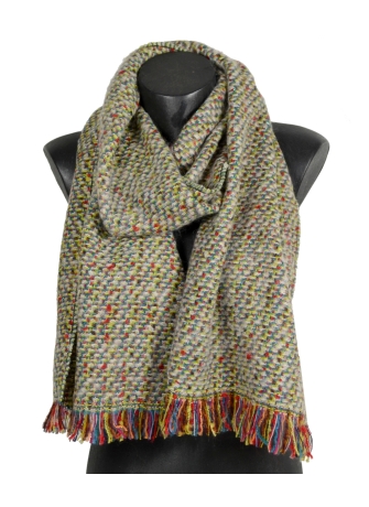 Echarpe mohair Naja verte