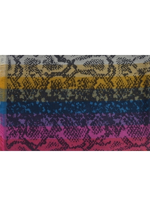 Echarpe coton merinos Boa noir