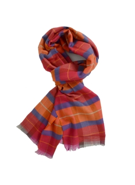 Echarpe coton Dax rouge