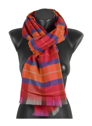 Echarpe coton Dax rouge