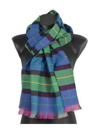 Echarpe coton Dax bleue