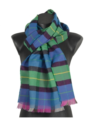 Echarpe coton Dax bleue