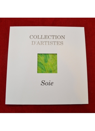 Foulard en soie Green wheat fields de Van Gogh